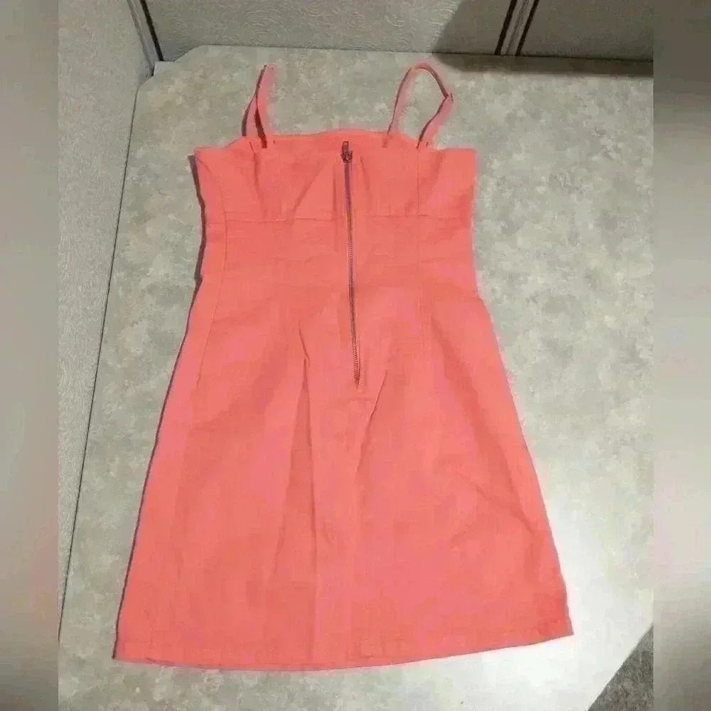 Wild Fable Size xs mini sundress salmon orange - Picture 2 of 6